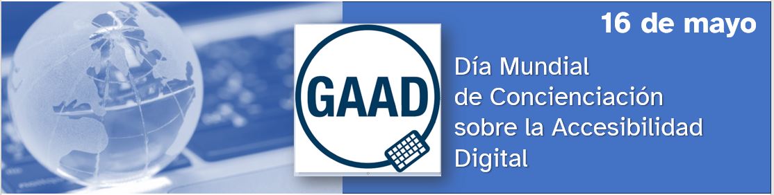 Imagen destacada con el logo del Día de la concienciación sobre la accesiblidad.